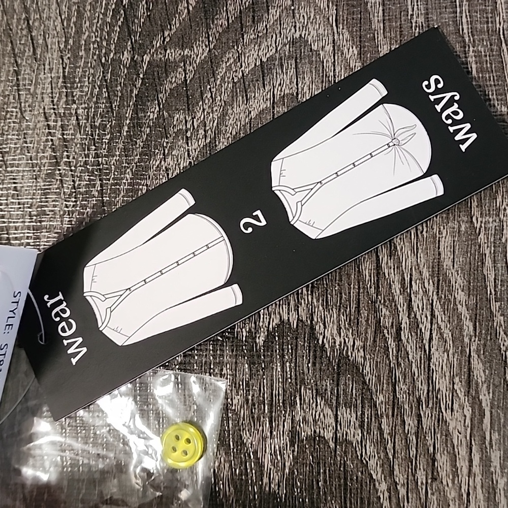 💋 Zac & Rachel 2-way button down Blouse 💋 - Picture 2 of 5